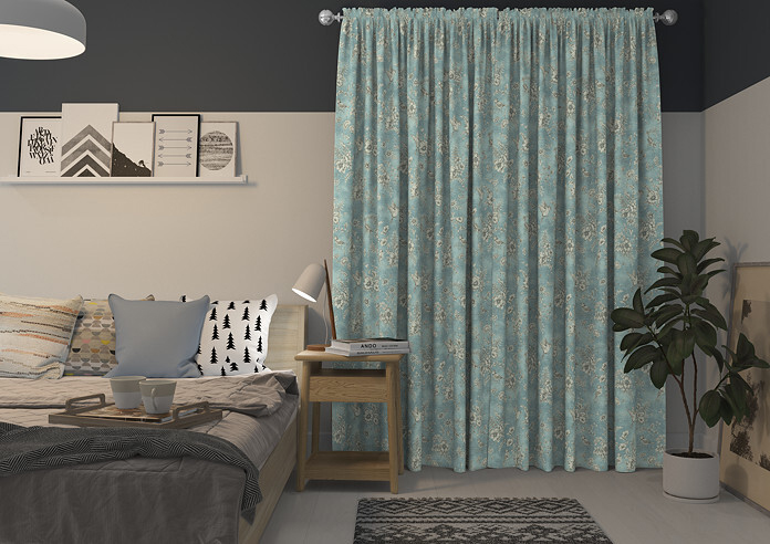 Finch Toile, Delft - Made to Measure Curtains - Image 7